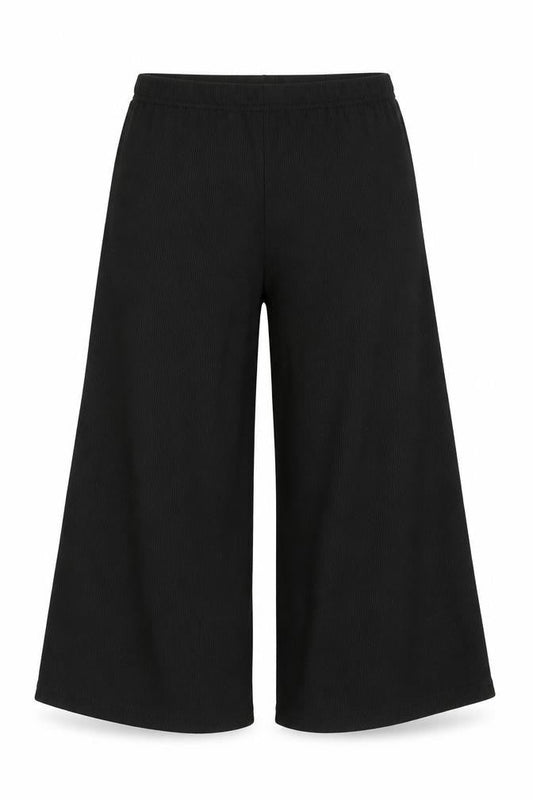 Boohoo Womens Black   Cropped Trousers Size 8 L20 in