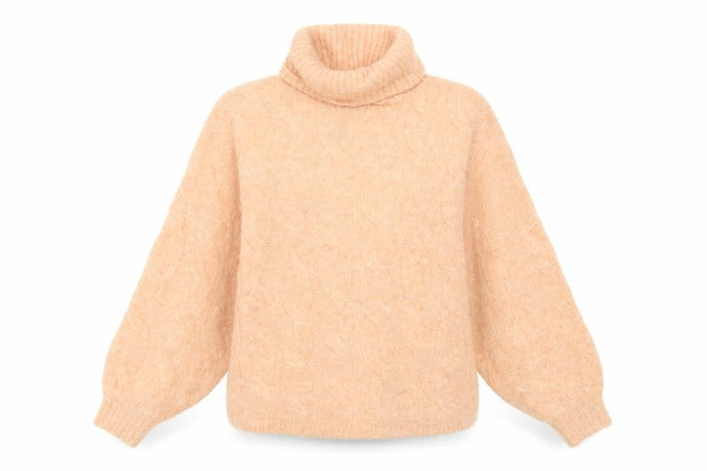Stradivarius Womens Orange  Knit Pullover Jumper Size M