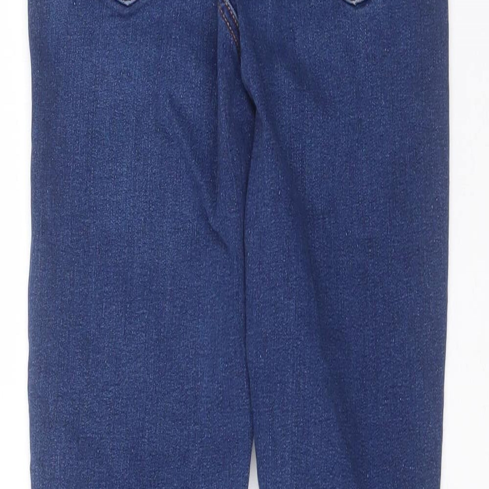Topshop Womens Blue  Denim Skinny Jeans Size 24 in L26 in
