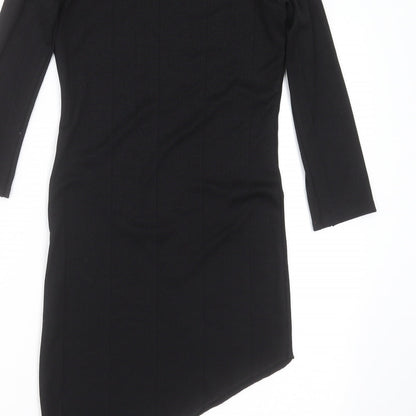 OneTouch Womens Black Striped  Mini  Size 8