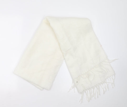 Preworn Womens White    Scarf