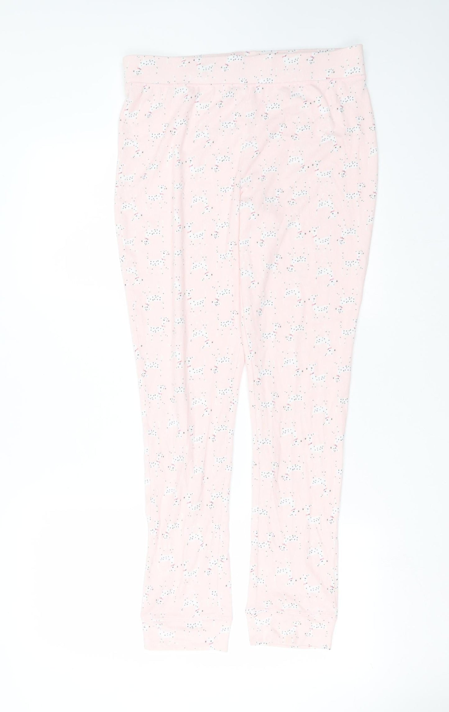 Boux Avenue Womens Pink    Pyjama Pants Size 12  - dogs