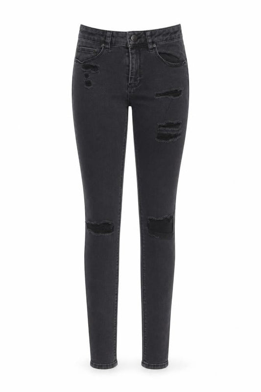 ASOS Womens Grey  Denim Skinny Jeans Size 26 in L32 in