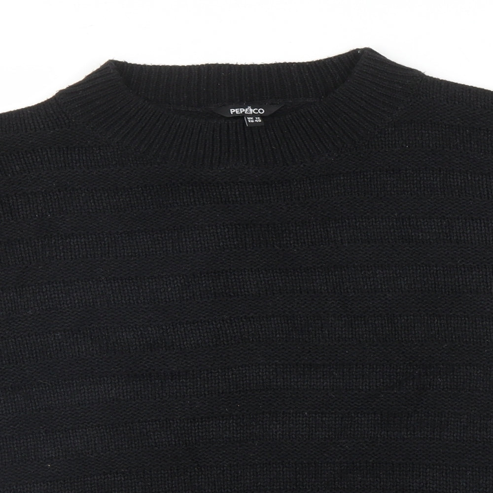 Pep&Co Womens Black   Pullover Jumper Size 12