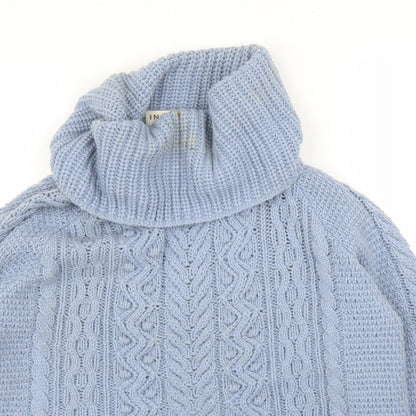 Preloved M&S Womens Blue   Pullover Jumper Size 14 - Detail