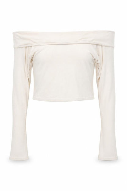 Boohoo Womens White   Cropped Blouse Size 8