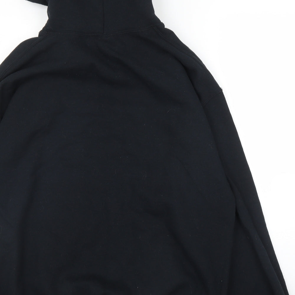 Gildan Mens Black   Pullover Hoodie Size M