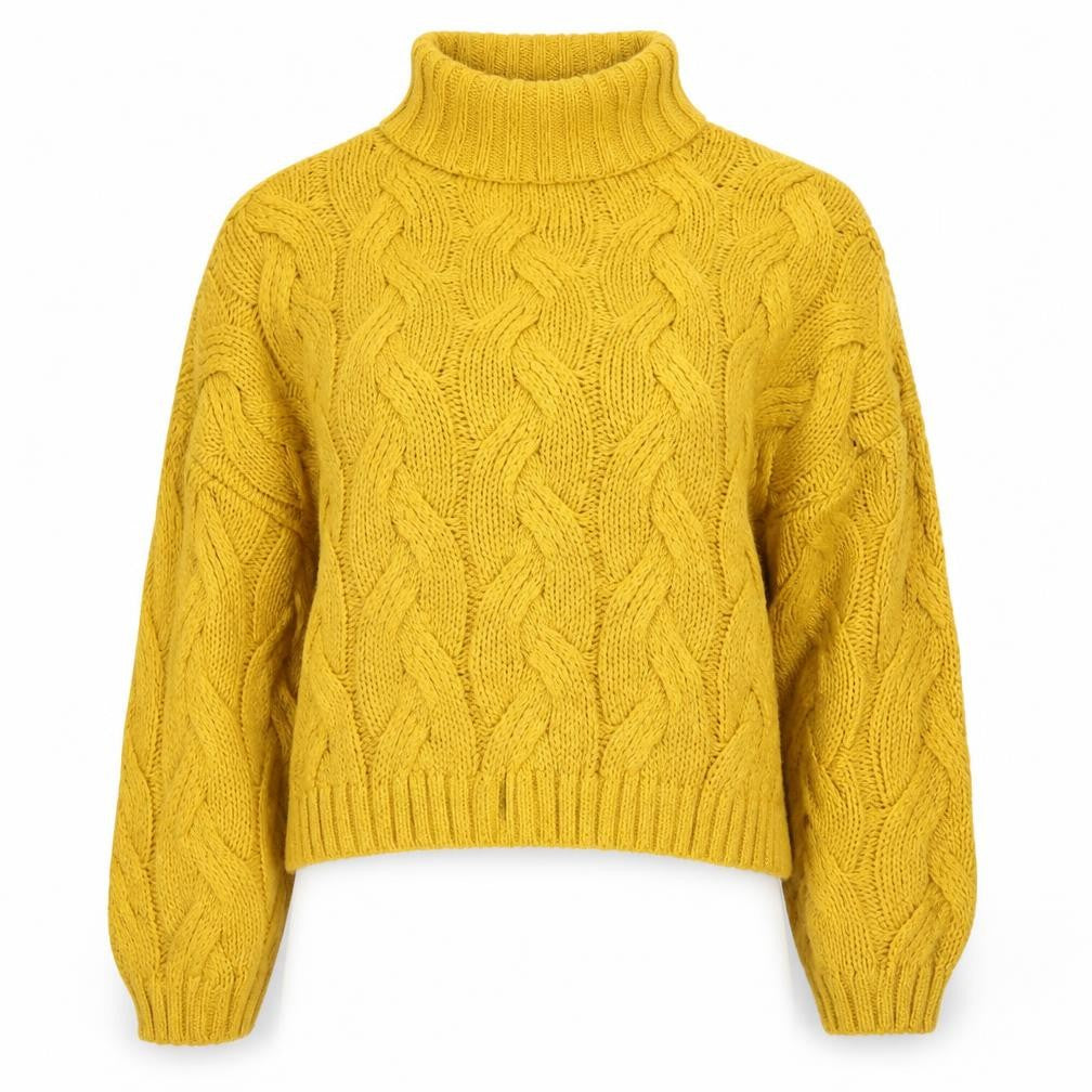 M&Co Womens Yellow   Pullover Jumper Size 14