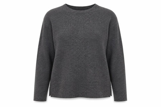 Joie de Vivre Womens Grey  Knit Pullover Jumper Size M