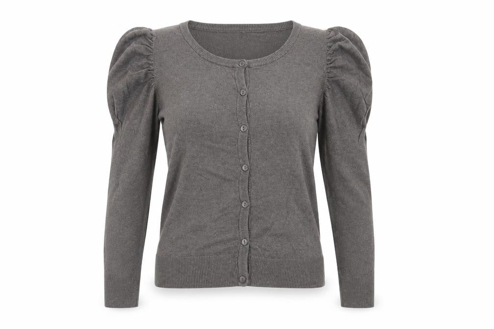 H&M Womens Grey  Knit Pullover Jumper Size M
