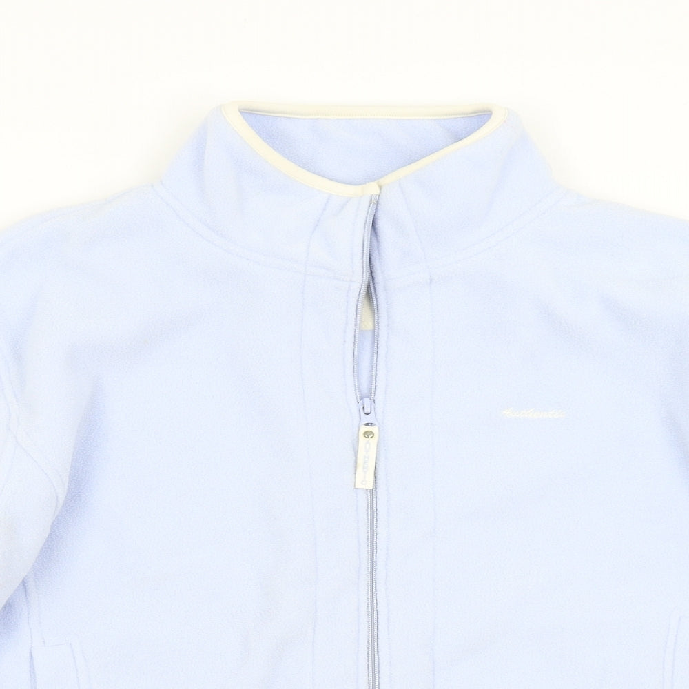 Authentic Womens Blue  Fleece Jacket  Size 2XL