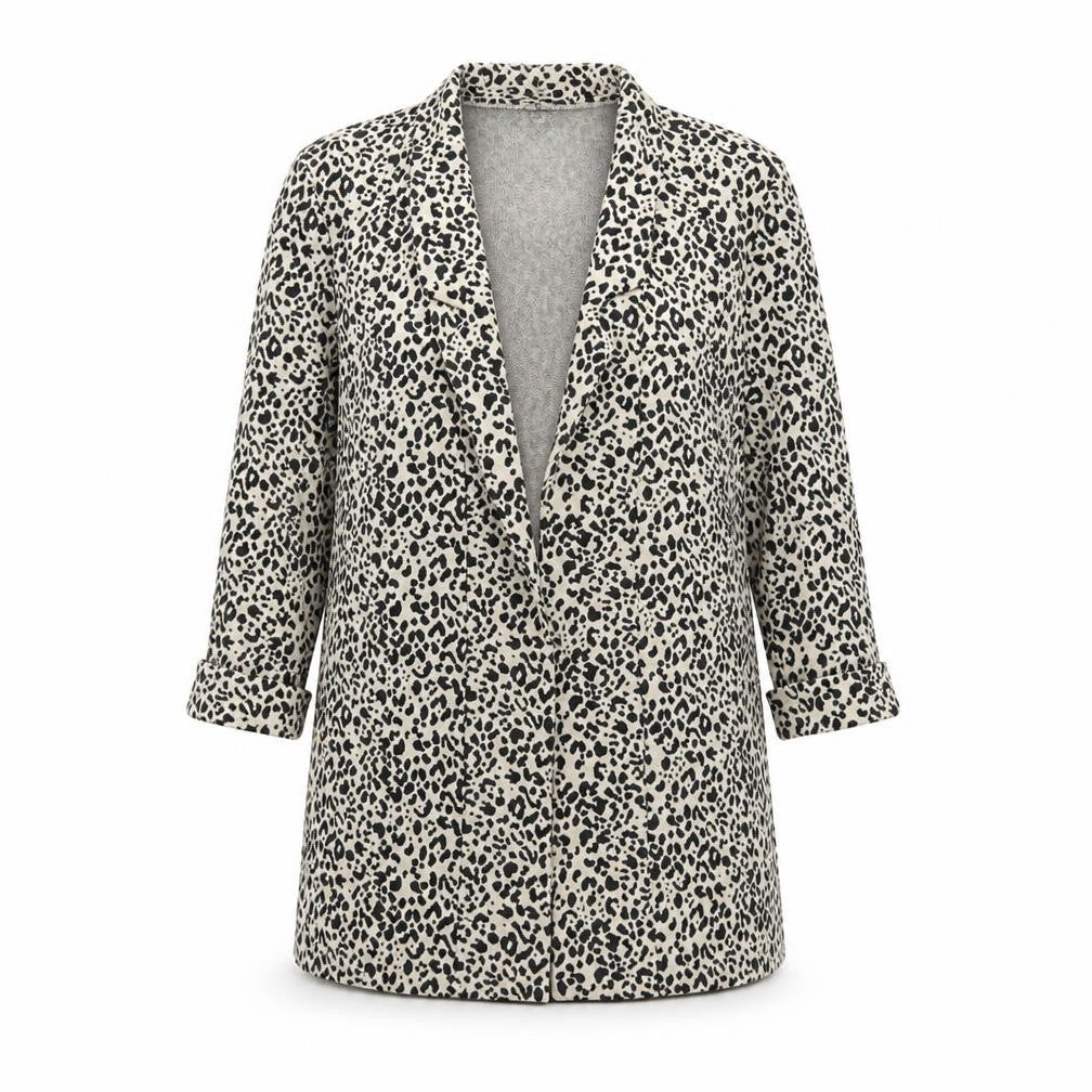 F&F Womens Multicoloured Animal Print  Jacket Blazer Size 6