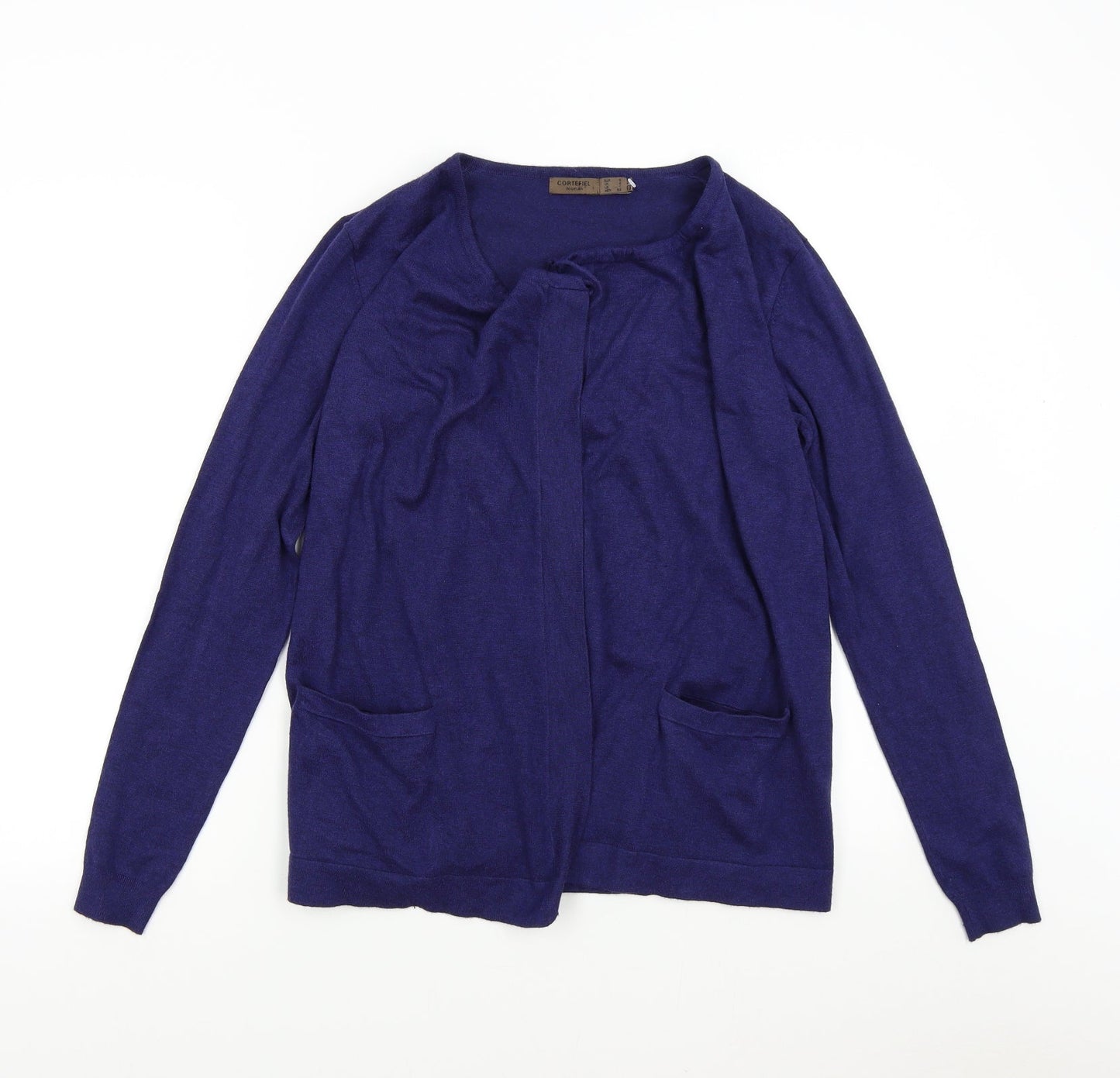 Cortefiel Womens Blue  Knit Pullover Jumper Size S