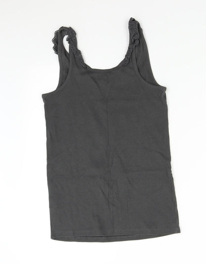 Next Womens Grey   Basic Tank Size 10