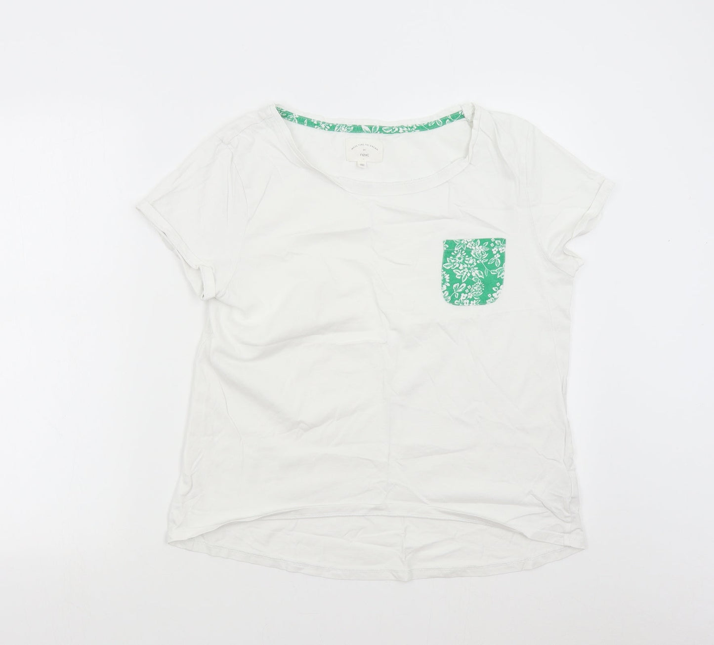 NEXT Womens White   Top Pyjama Top Size M