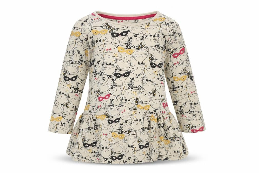TU Girls Beige Animal Print  Ball Gown  Size 2 Years