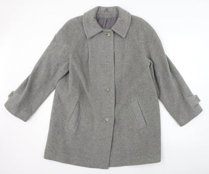 Noto  Womens Grey   Jacket Coat Size 16