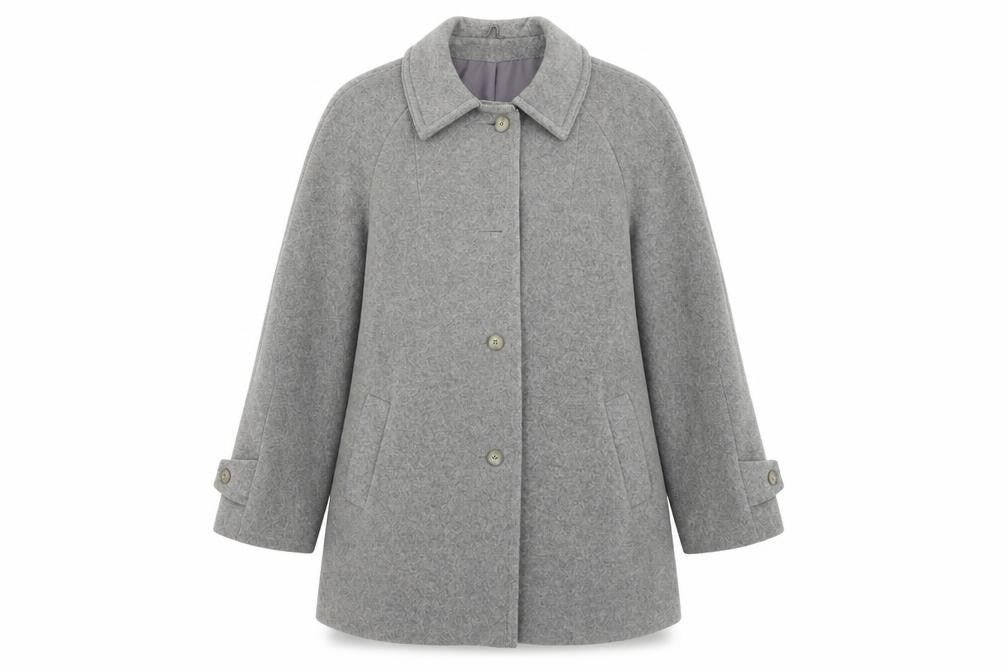 Noto  Womens Grey   Jacket Coat Size 16