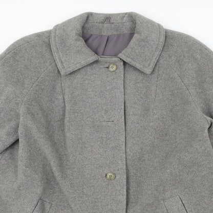 Noto  Womens Grey   Jacket Coat Size 16
