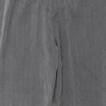 Preworn  Womens Grey Striped  Trousers  Size 12 L26 in
