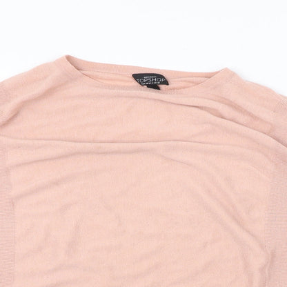 Topshop  Womens Pink   Pullover Jumper Size 10