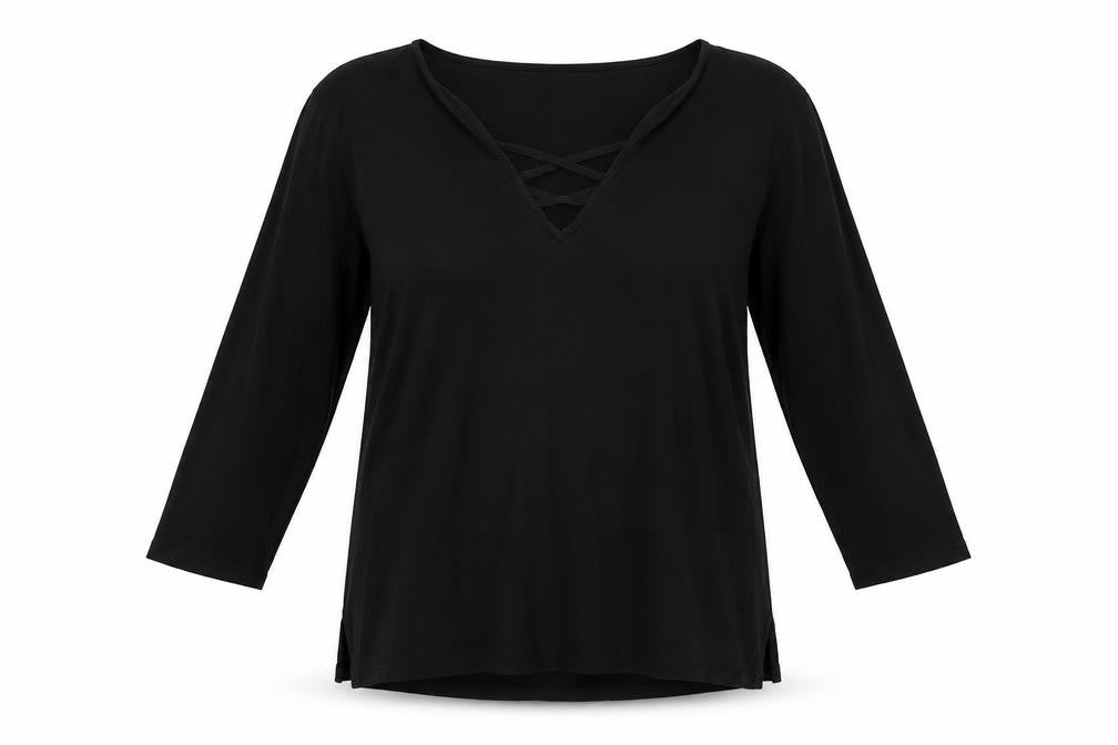 New Look  Womens Black   Basic T-Shirt Size 12