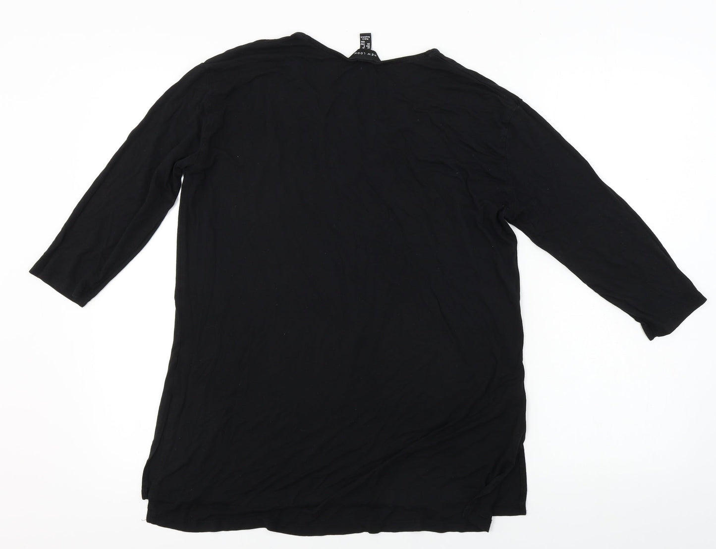 New Look  Womens Black   Basic T-Shirt Size 12