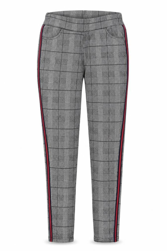 Preworn  Womens Grey Check  Trousers  Size L L23 in