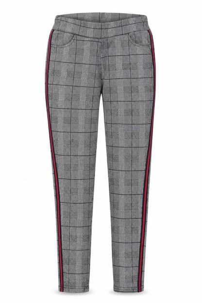 Preworn  Womens Grey Check  Trousers  Size L L23 in