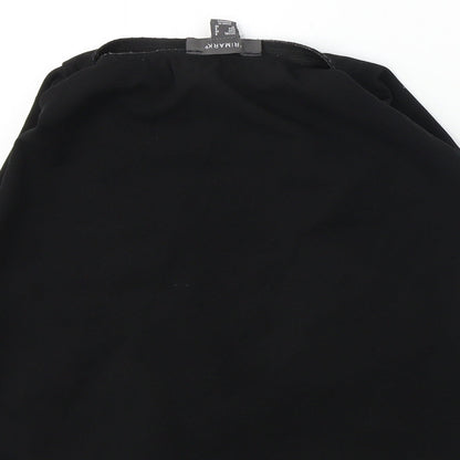 Primark Womens Black   A-Line Skirt Size 8