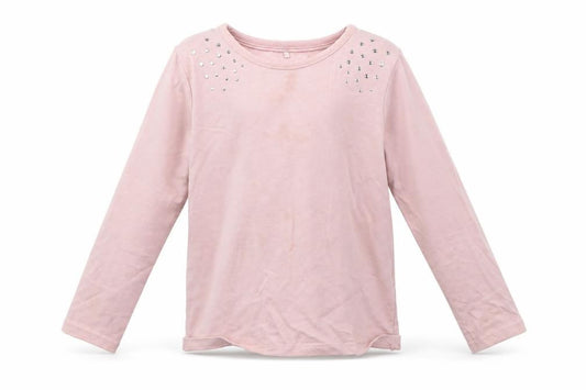 George Girls Pink   Basic T-Shirt Size 5-6 Years