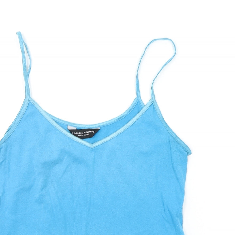 Dorothy Perkins Womens Black   Basic Tank Size 14