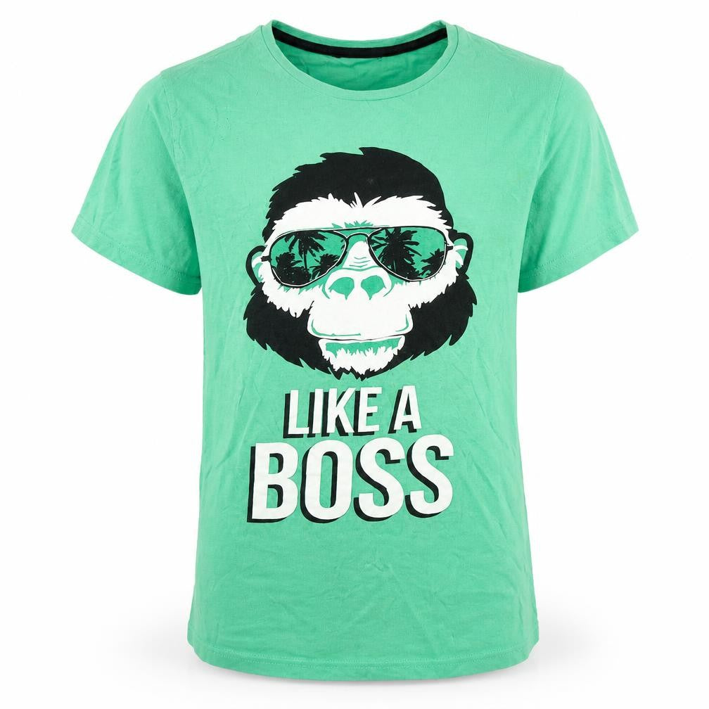 George Girls Green   Basic T-Shirt Size 13-14 Years  - chimp