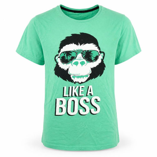 George Girls Green   Basic T-Shirt Size 13-14 Years  - chimp