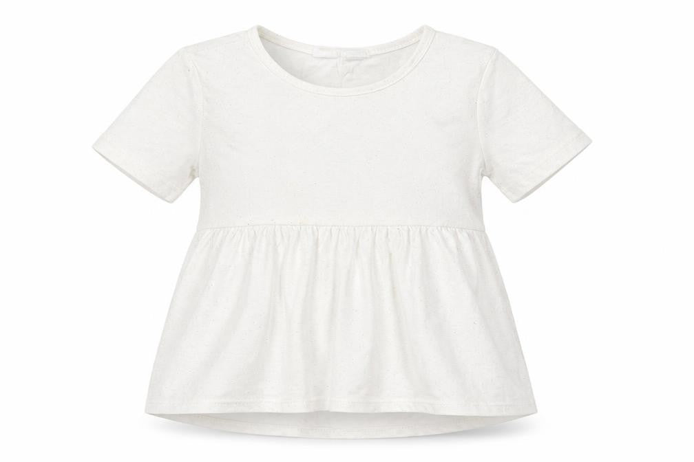 Gap Girls White   Basic T-Shirt Size 8 Years