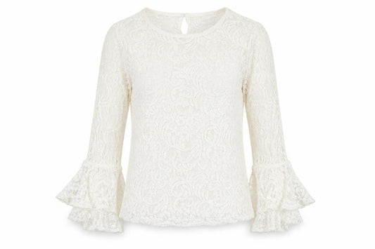 CAMEO ROSE Womens White   Basic Blouse Size 8