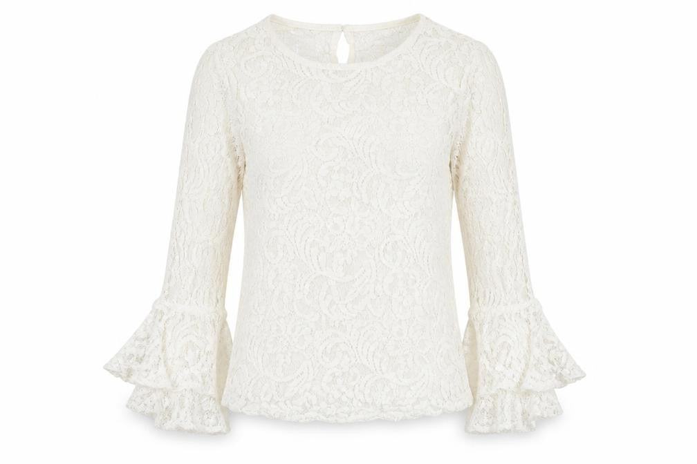 Cameo Rose Womens White Basic Blouse Size 8