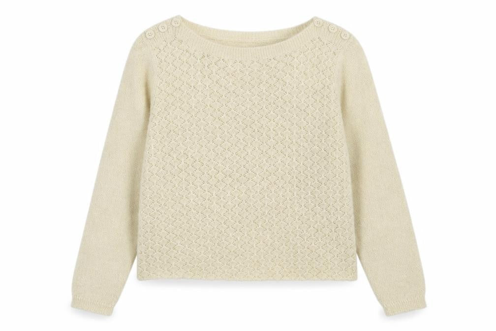 M&Co Womens Beige   Pullover Sweatshirt Size 12