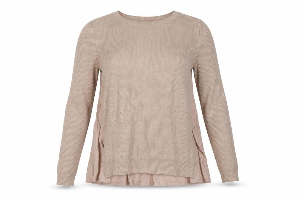 Marks & Spencer Womens Beige   Pullover Sweatshirt Size 12