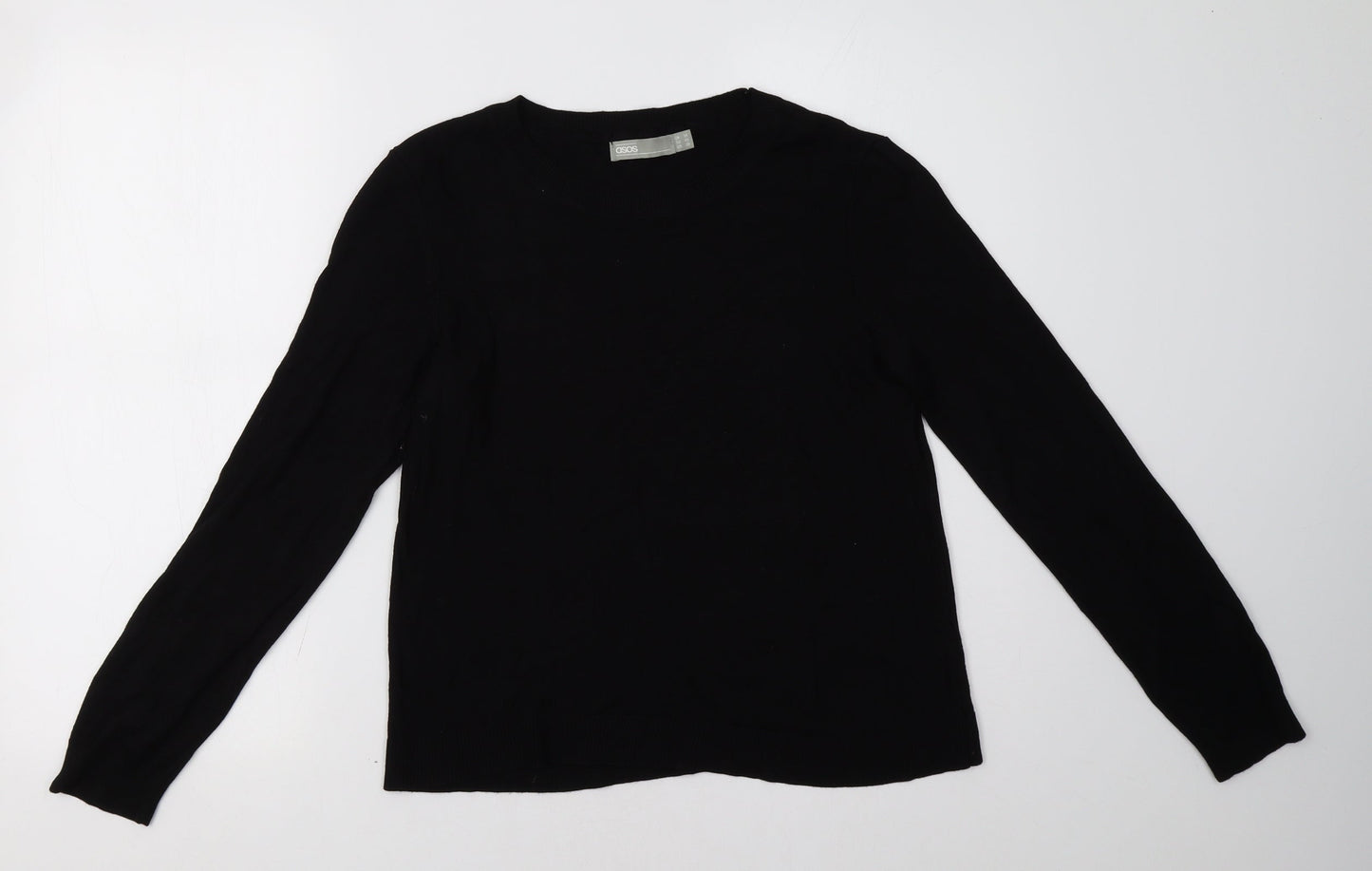 ASOS Womens Black   Pullover Sweatshirt Size 14