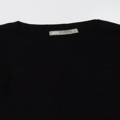 ASOS Womens Black   Pullover Sweatshirt Size 14