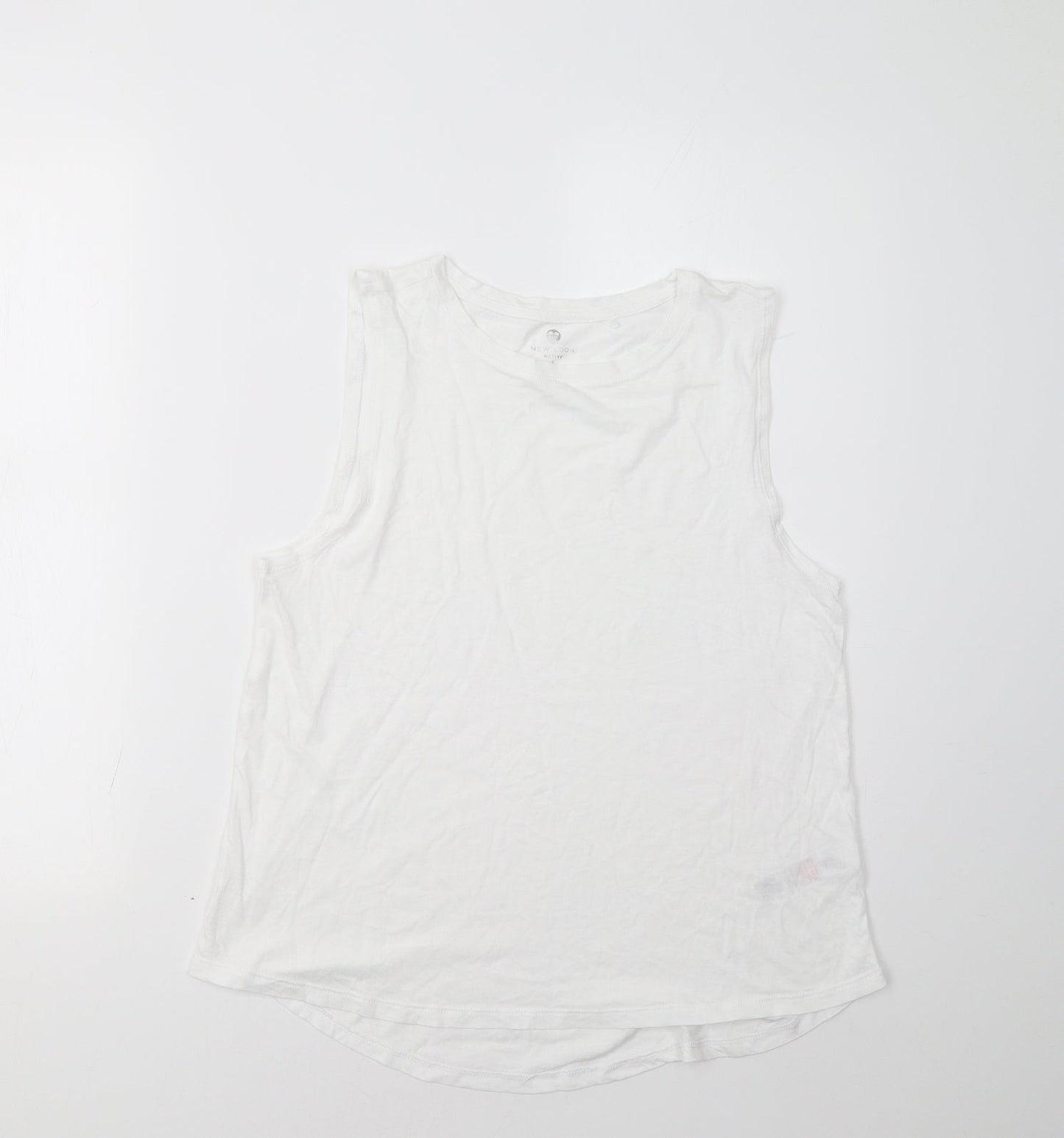 New Look Womens White   Basic Tank Size S