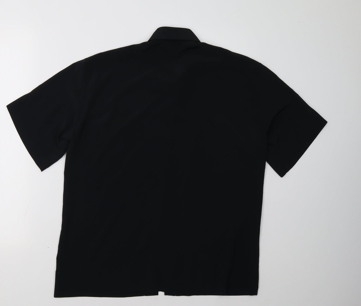 Topshop Womens Black   Basic Button-Up Size 8