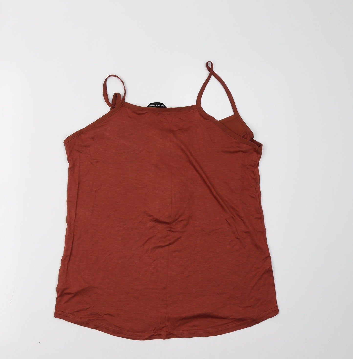 New Look Womens Orange   Basic Tank Size 10