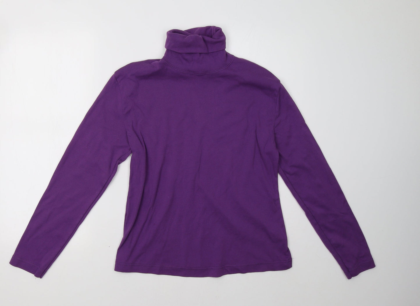 janique Womens Purple   Pullover Sweatshirt Size XL