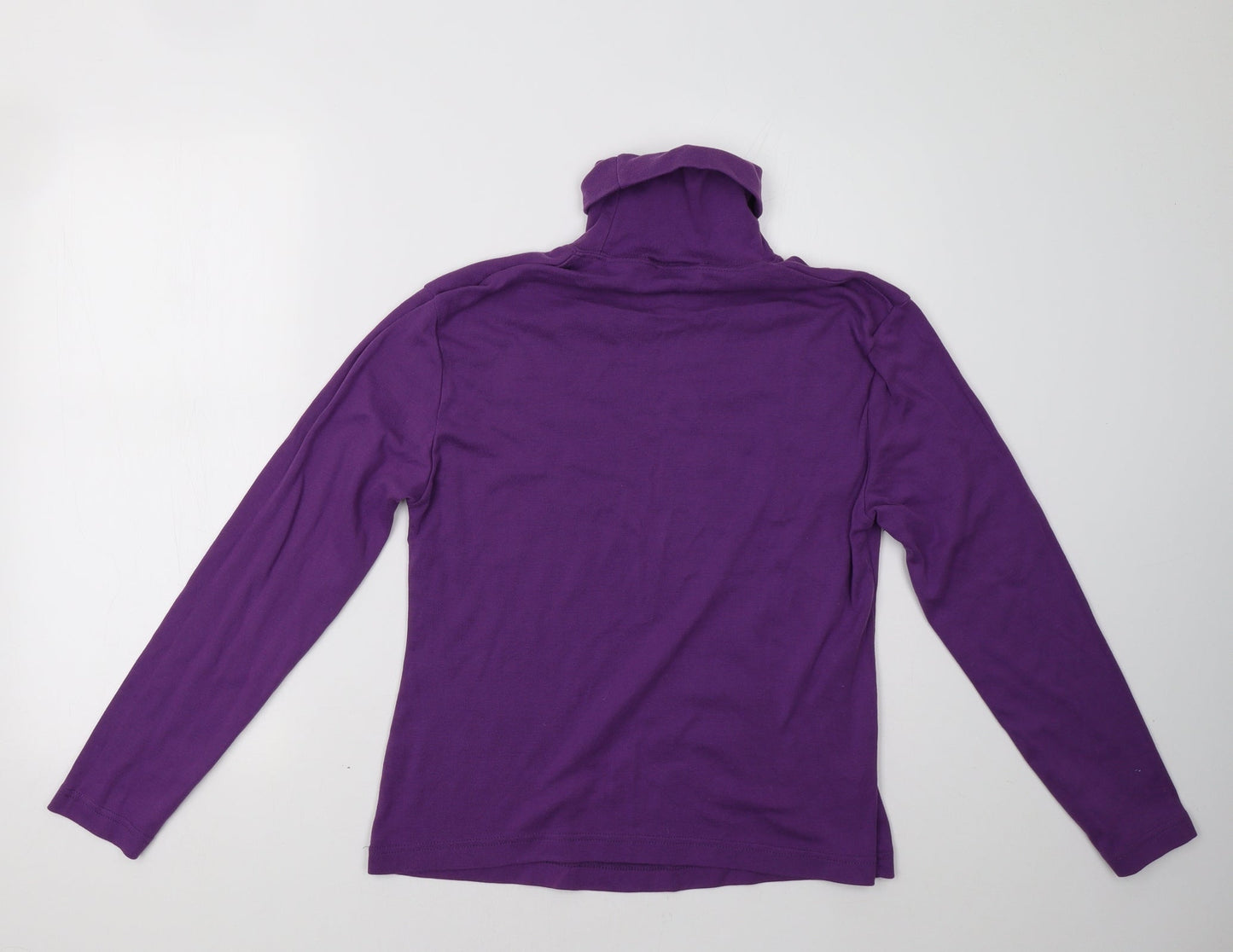 janique Womens Purple   Pullover Sweatshirt Size XL
