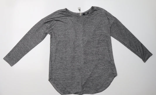 quix Womens Grey   Pullover Sweatshirt Size M