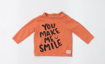 F&F Boys Orange   Basic Casual Size 36 Months