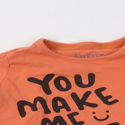 F&F Boys Orange   Basic Casual Size 36 Months