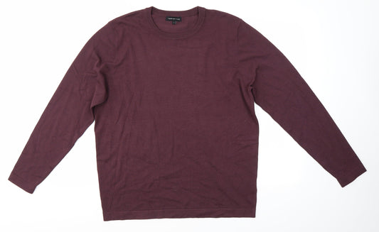 redherring Mens Purple   Pullover Jumper Size L